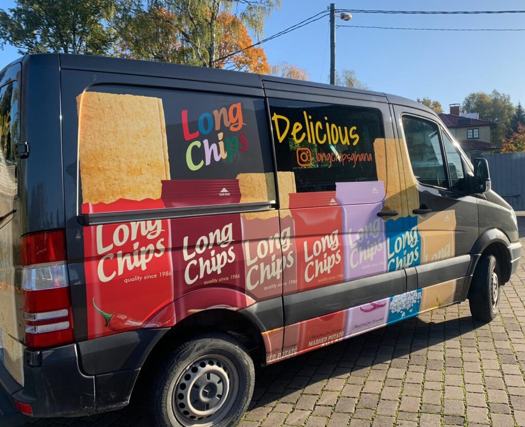 Kravas furgona aplīmēšana - Long Chips